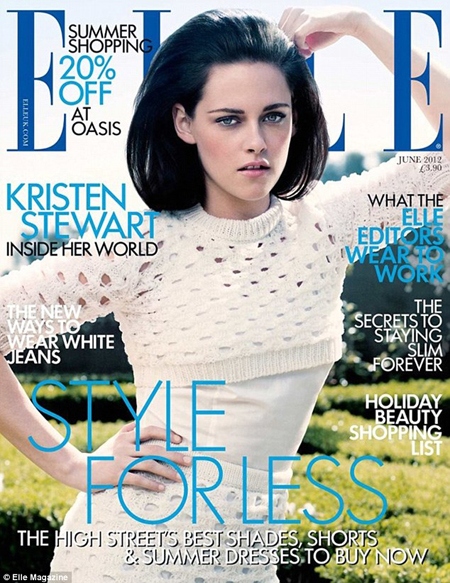 Kristen Stewart na okładce ELLE, co: ELLE Magazine/UK