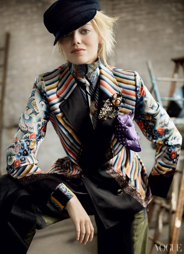 Emma Stone, fot. Vogue.com