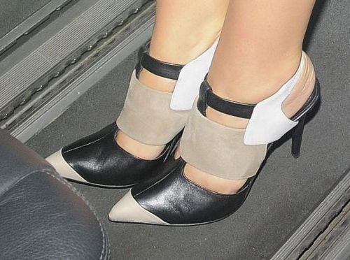 Cheryl Cole w butach Narciso Rodriguez