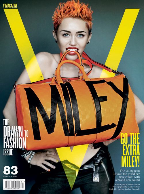 Miley Cyrus, fot. Mario Testino dla V Magazine