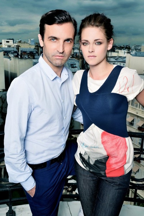 Kristen Stewart i Nicolas Ghesquière, fot. materiały prasowe